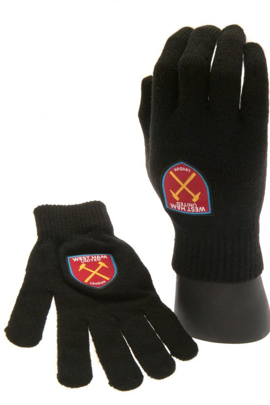 111789 West Ham United FC Knitted Gloves Junior