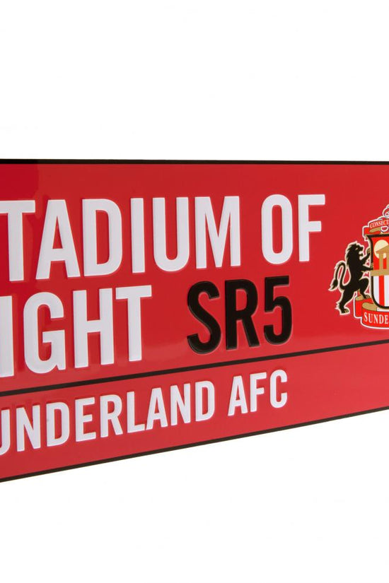 Sunderland AFC Colour Street Sign