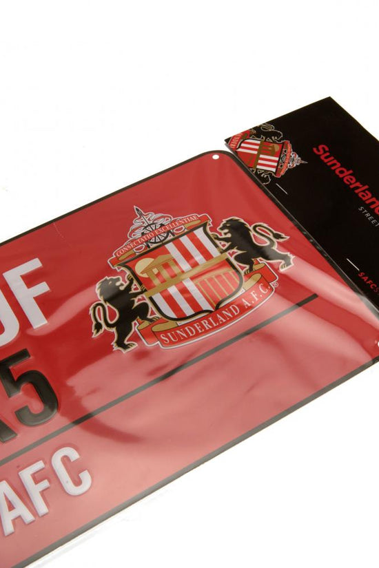 Sunderland AFC Colour Street Sign