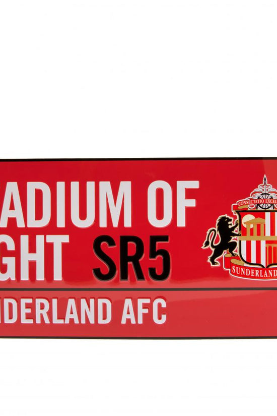 Sunderland AFC Colour Street Sign