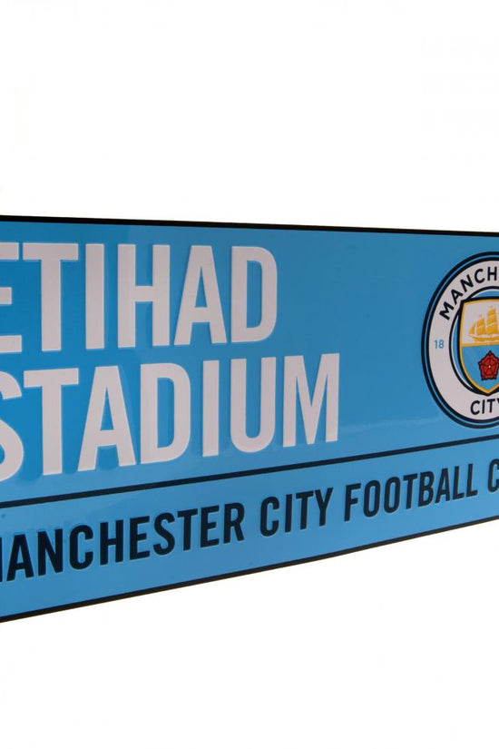 Manchester City FC Colour Street Sign