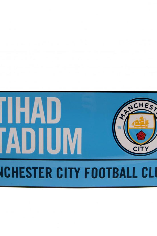 Manchester City FC Colour Street Sign