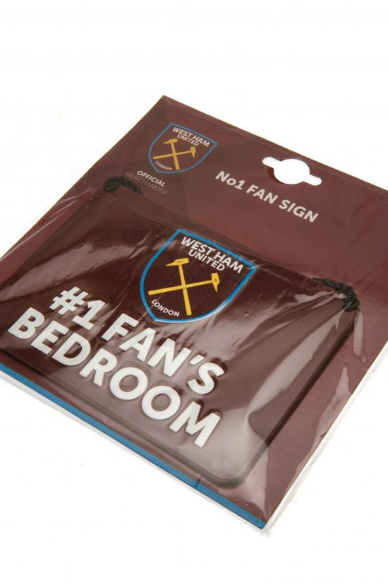 West Ham United FC Bedroom Sign No1 Fan
