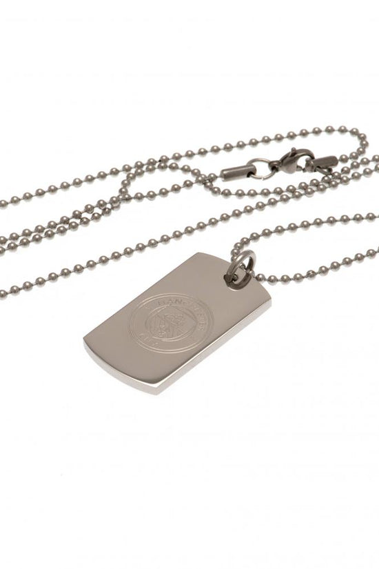 112517 Manchester City FC Engraved Dog Tag Chain 1