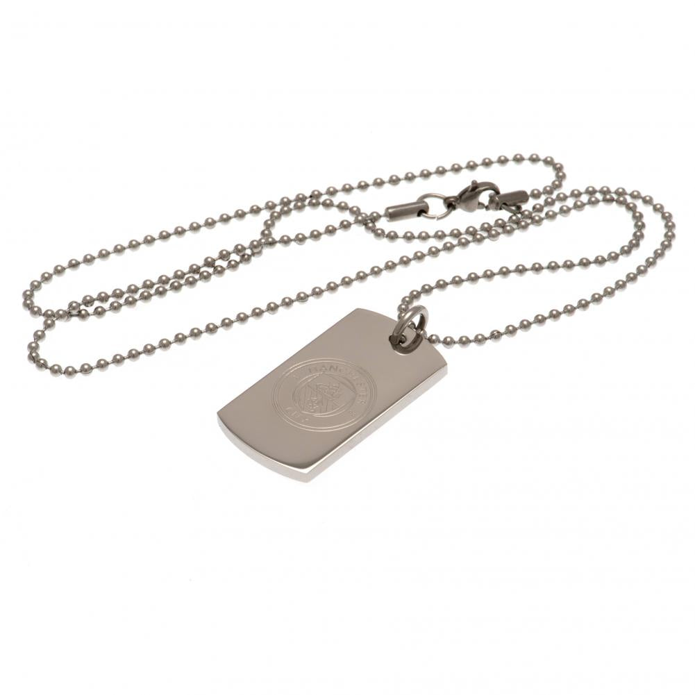 112517 Manchester City FC Engraved Dog Tag Chain 1