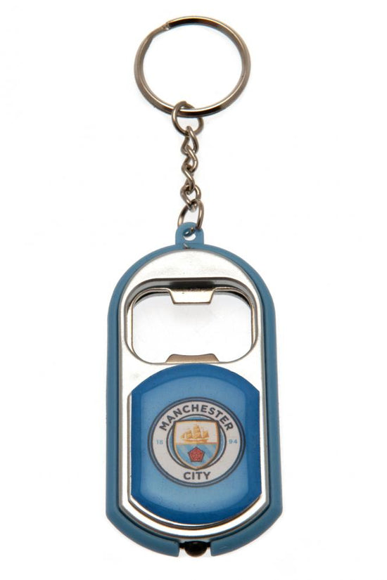 Manchester City FC Keyring Torch Bottle Opener