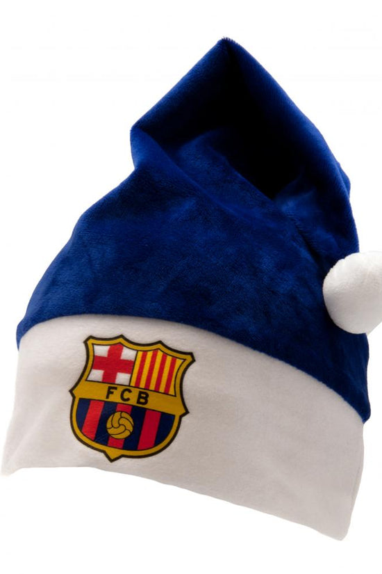 FC Barcelona Santa Hat