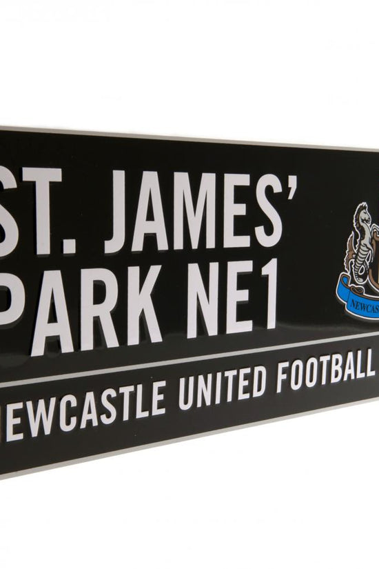 Newcastle United FC Colour Street Sign