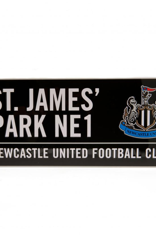 Newcastle United FC Colour Street Sign