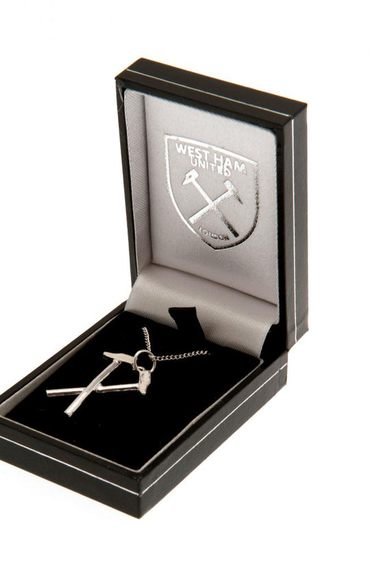 122137 West Ham United FC Sterling Silver Pendant Chain HM 2