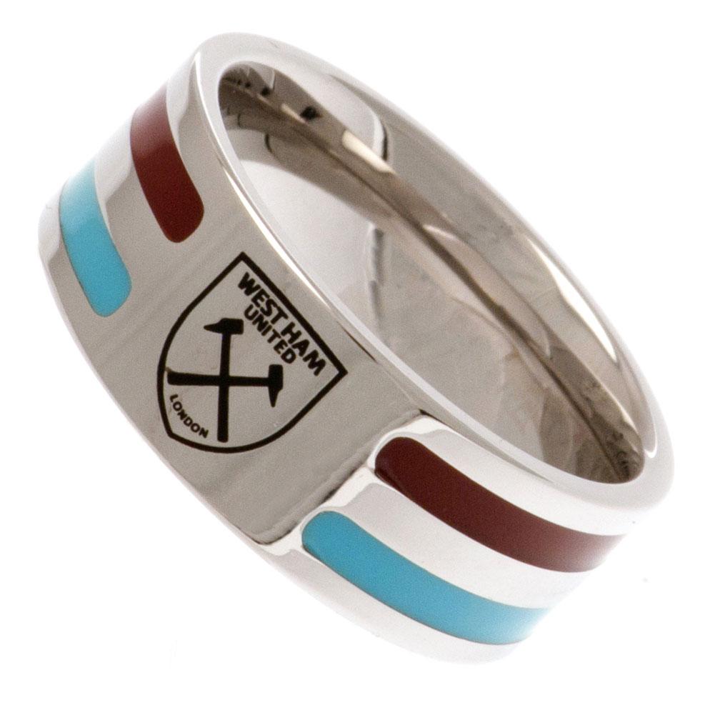122138 West Ham United FC Colour Stripe Ring 1