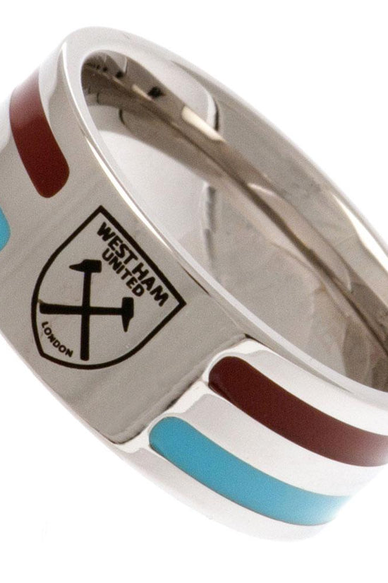 West Ham United FC Colour Stripe Ring Medium