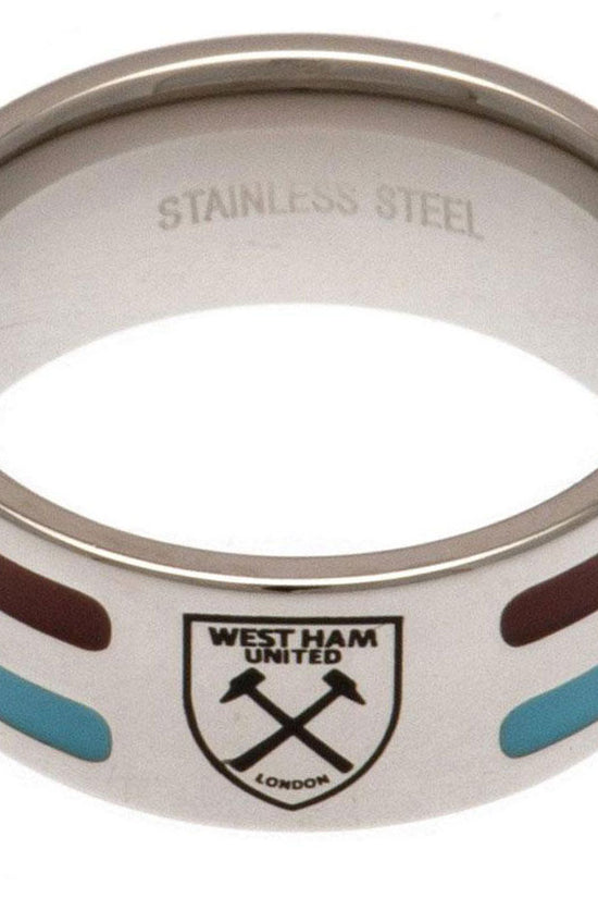 West Ham United FC Colour Stripe Ring Large