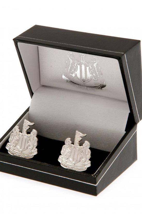 Newcastle United FC Silver Plated Formed Cufflinks
