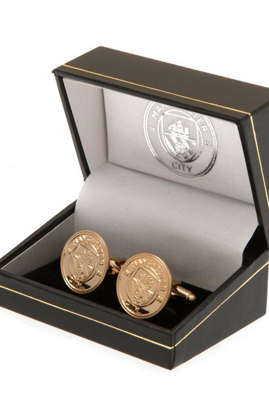 Manchester City FC Gold Plated Cufflinks
