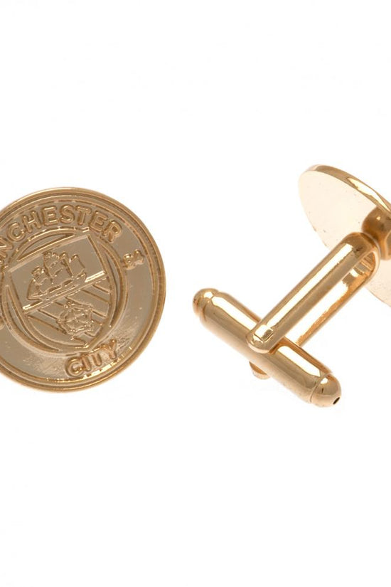 Manchester City FC Gold Plated Cufflinks