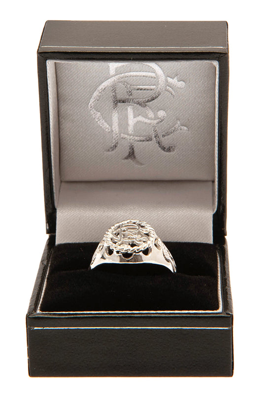 Rangers FC Sterling Silver Ring Medium