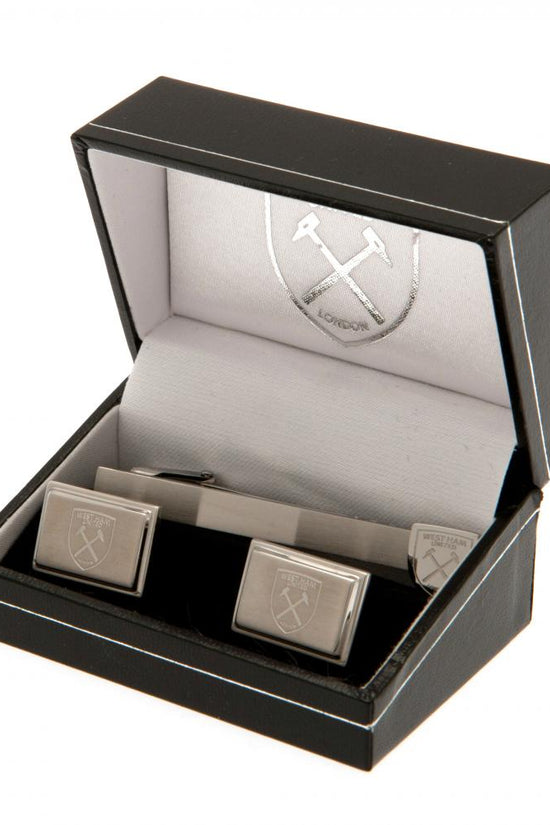 West Ham United FC Tie Slide & Cufflink Set
