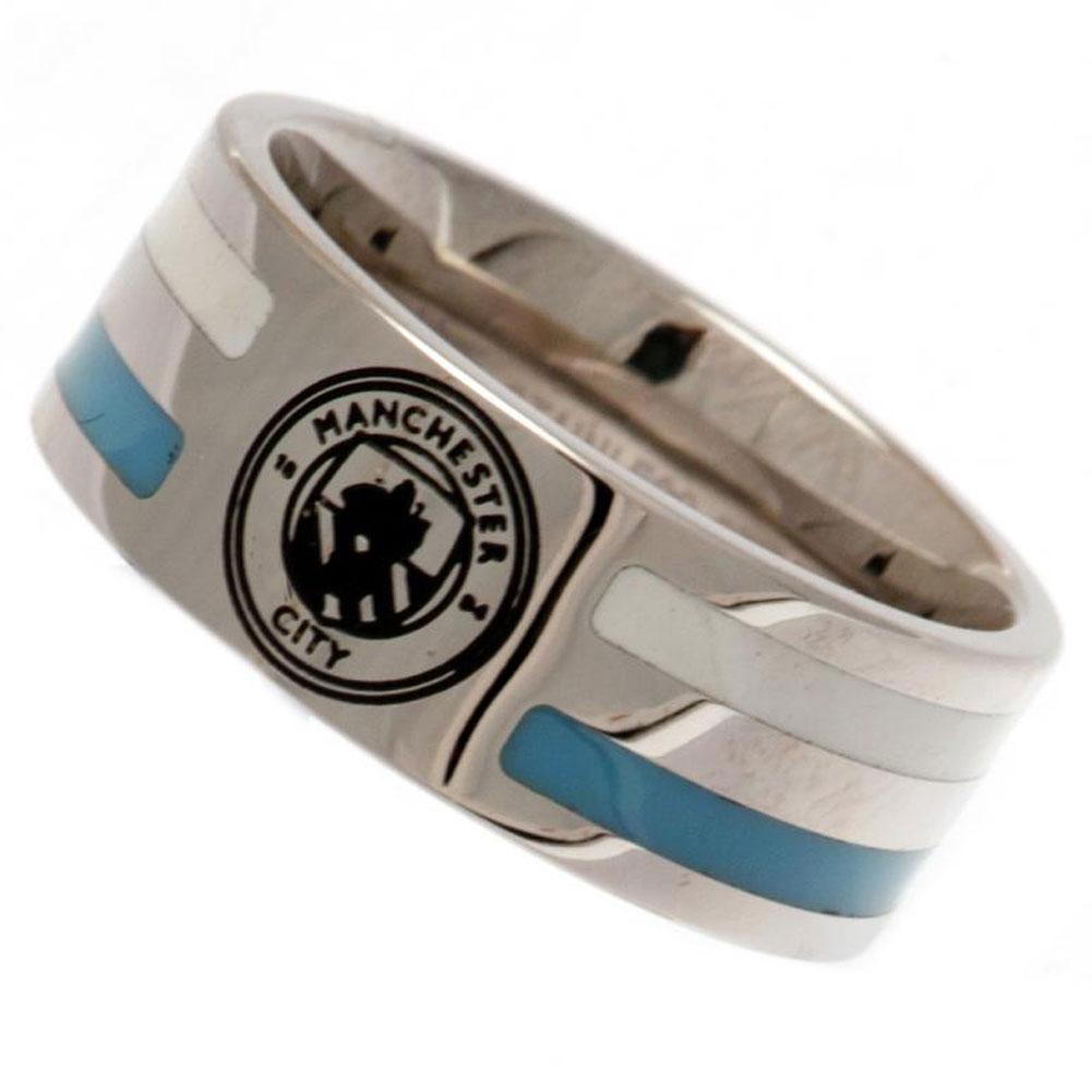123037 Manchester City FC Colour Stripe Ring 1