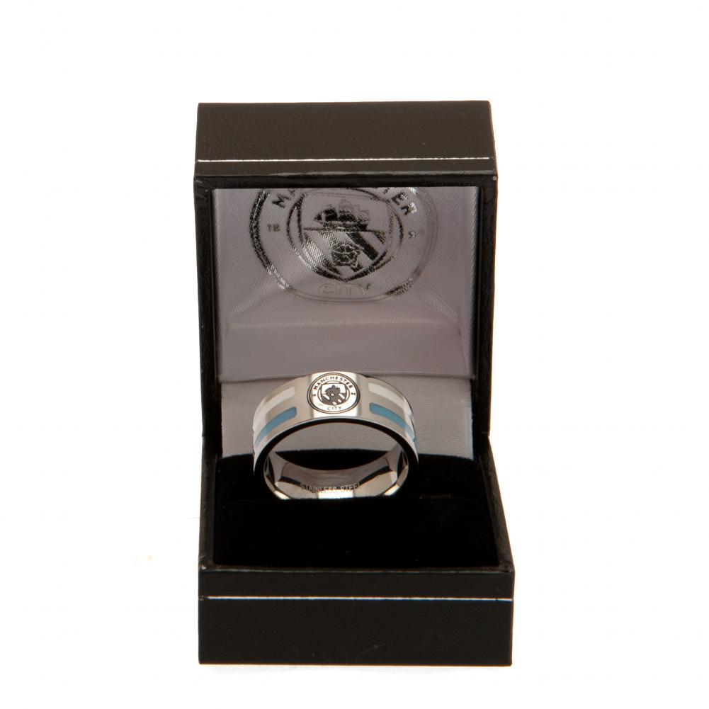 123037 Manchester City FC Colour Stripe Ring 2