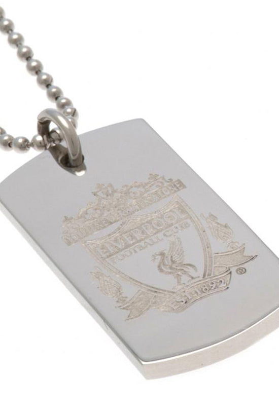 124793 Liverpool FC Engraved Dog Tag Chain CR