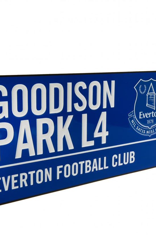 Everton FC Colour Street Sign