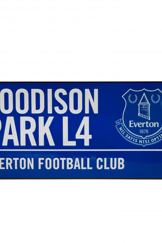 Everton FC Colour Street Sign