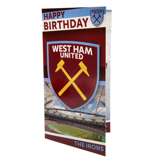 127134 West Ham United FC Birthday Card 1