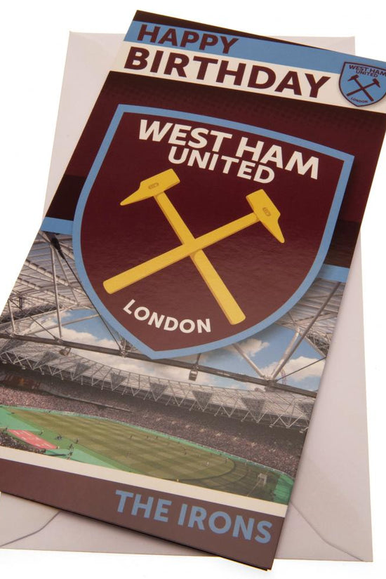 127134 West Ham United FC Birthday Card