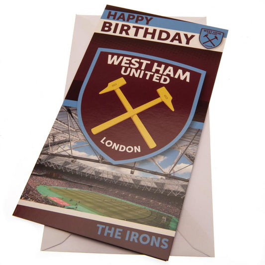 127134 West Ham United FC Birthday Card