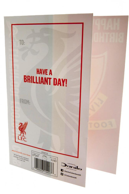 127322 Liverpool FC Birthday Card 2