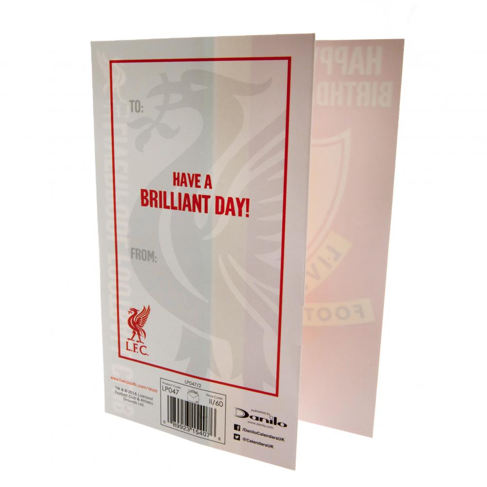127322 Liverpool FC Birthday Card 2