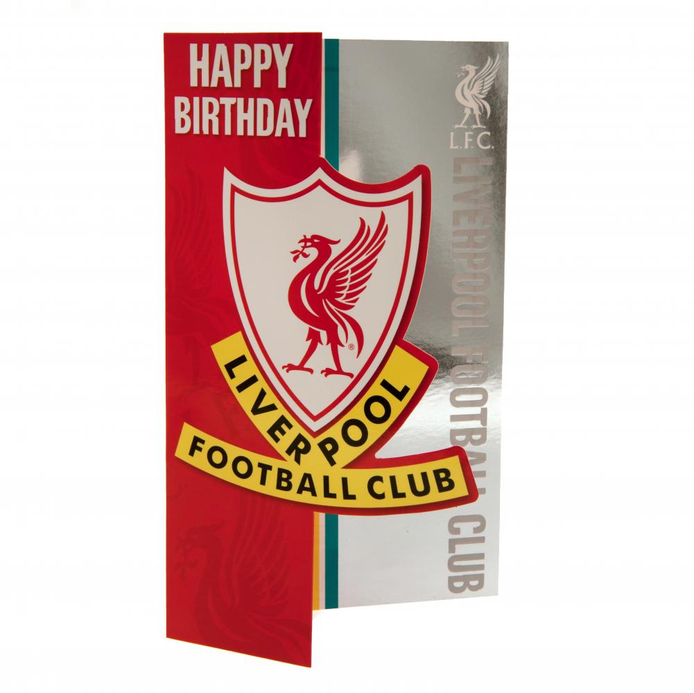 127322 Liverpool FC Birthday Card 3