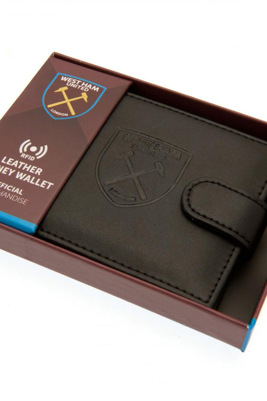 West Ham United FC rfid Anti Fraud Wallet