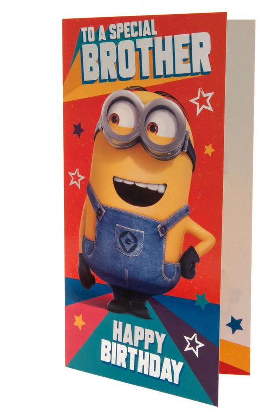 131206 Despicable Me 3 Minion Birthday Card Brother 1