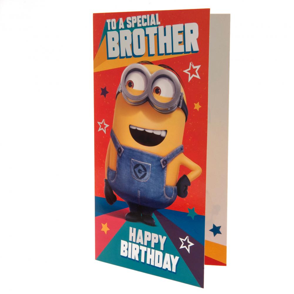 131206 Despicable Me 3 Minion Birthday Card Brother 1
