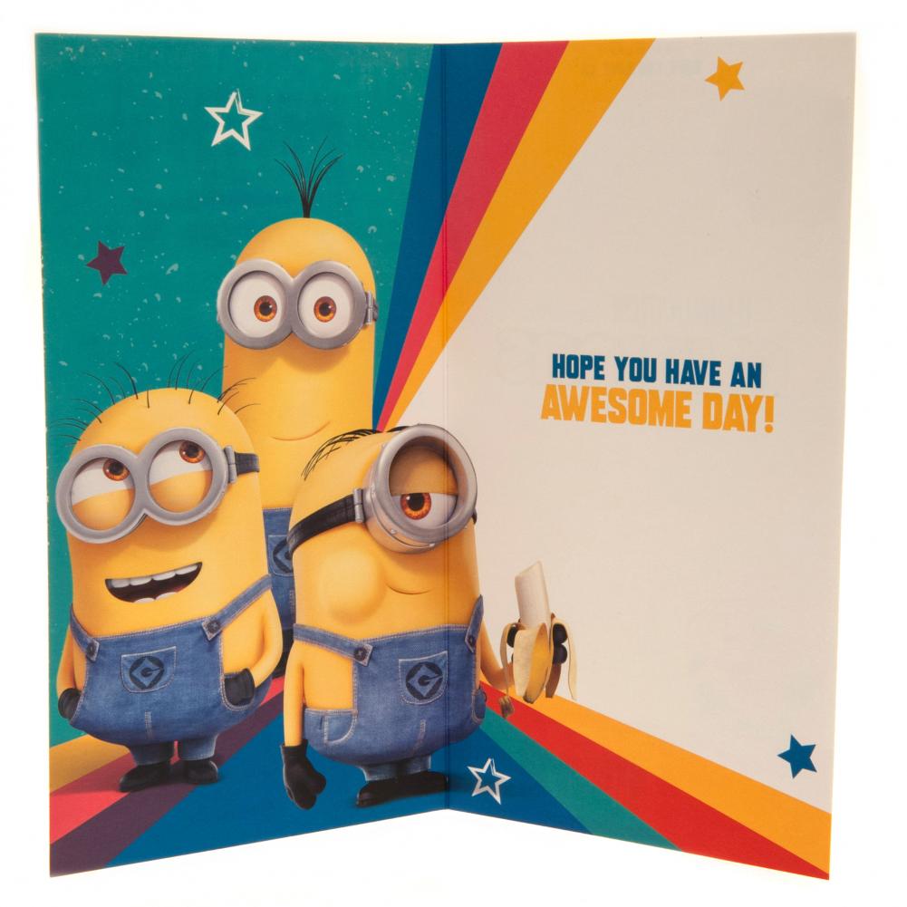 131206 Despicable Me 3 Minion Birthday Card Brother 2