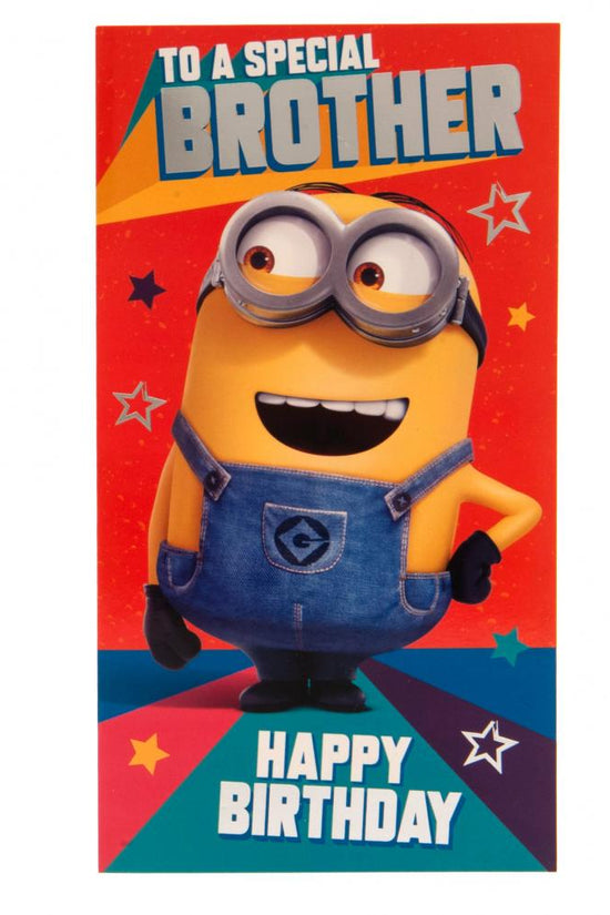 131206 Despicable Me 3 Minion Birthday Card Brother 3