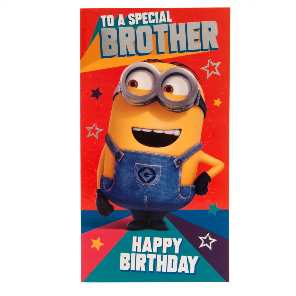 131206 Despicable Me 3 Minion Birthday Card Brother 3