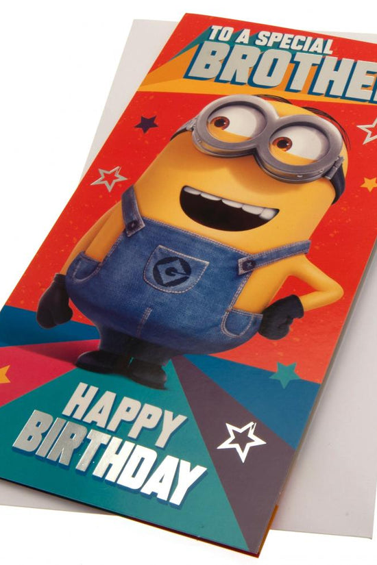 131206 Despicable Me 3 Minion Birthday Card Brother