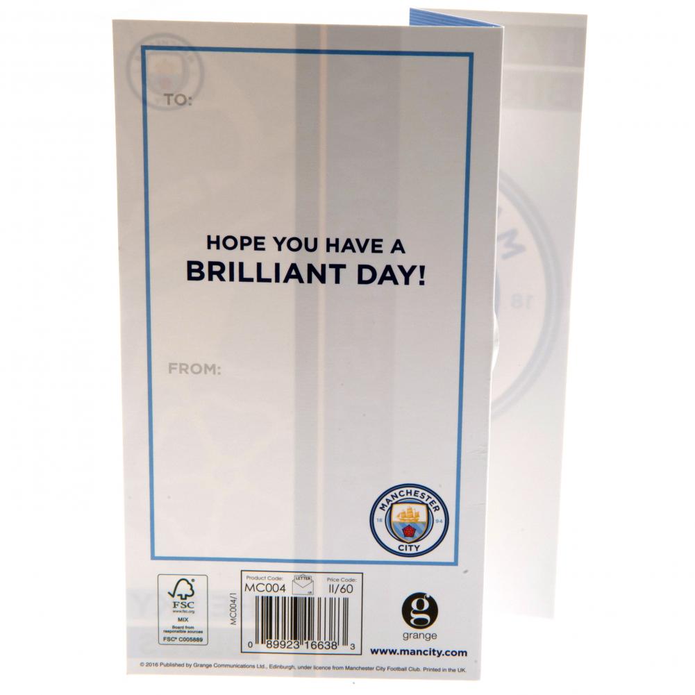 131207 Manchester City FC Birthday Card 2