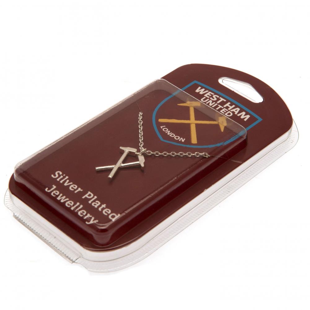 132103 West Ham United FC Silver Plated Pendant Chain HM 2