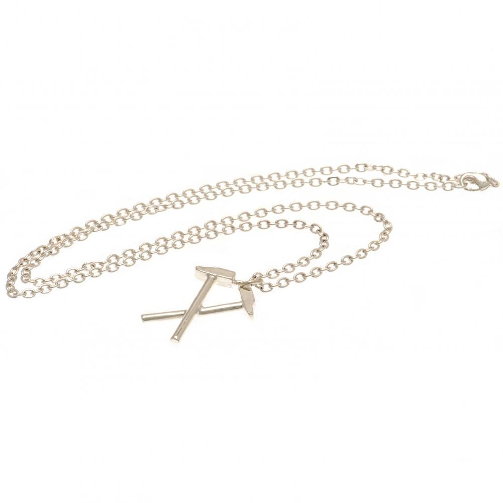132103 West Ham United FC Silver Plated Pendant Chain HM