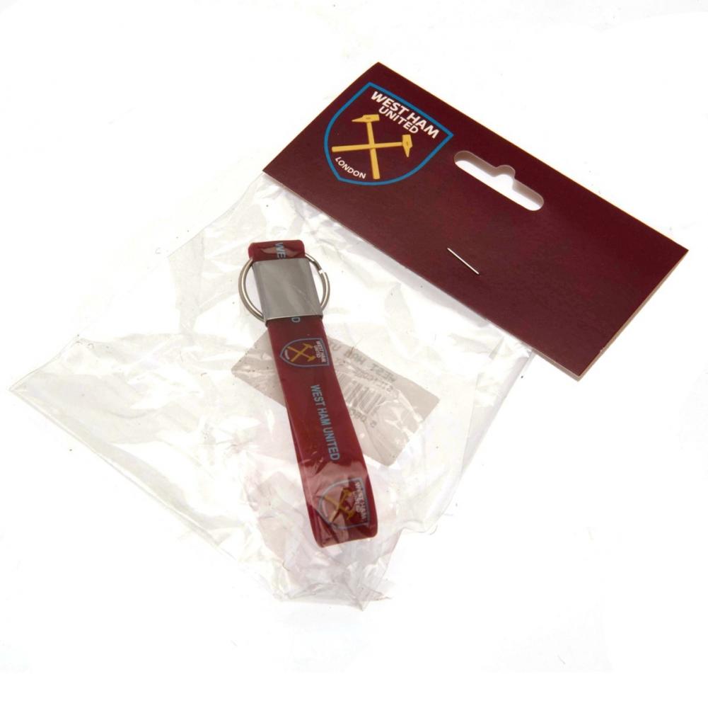 133562 West Ham United FC Silicone Keyring 2