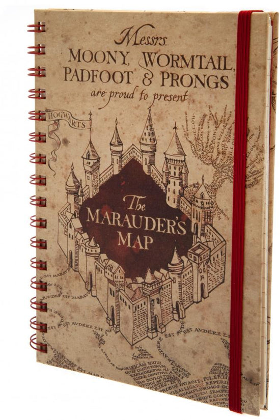 Harry Potter Notebook Marauders Map