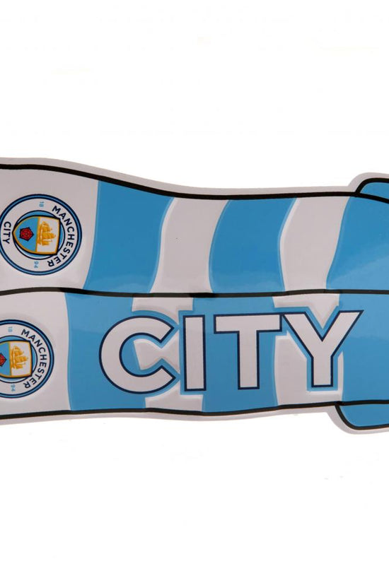 Manchester City FC Show Your Colours Window Sign