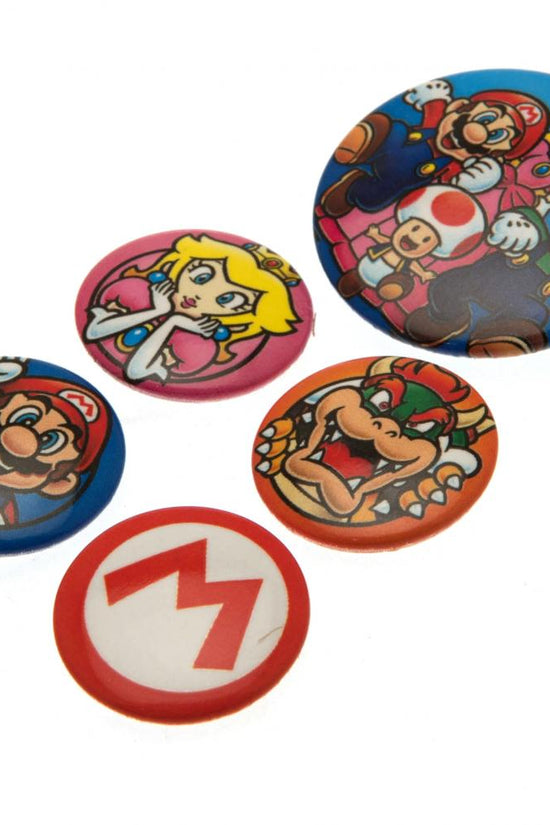 140509 Super Mario Button Badge Set 1
