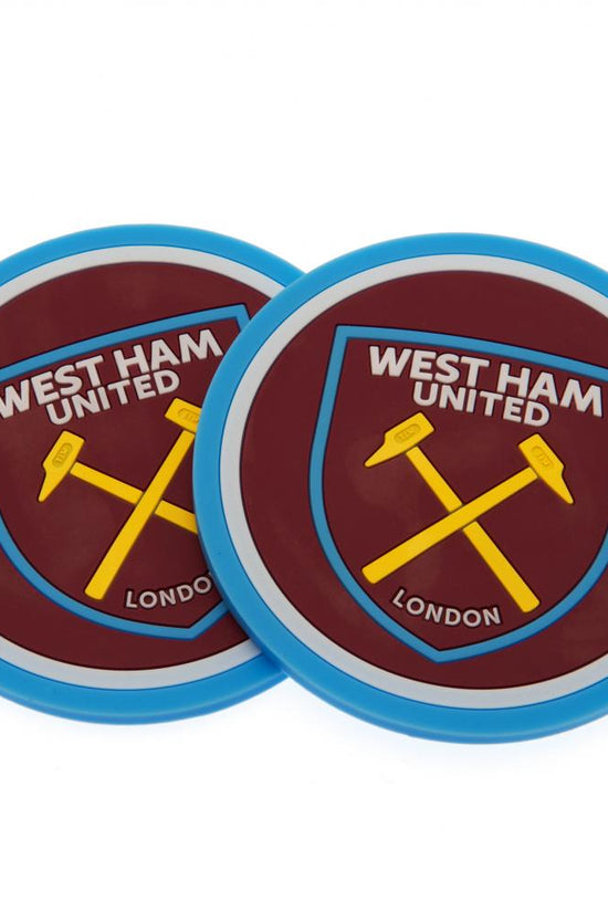 West Ham United FC 2pk Coaster Set