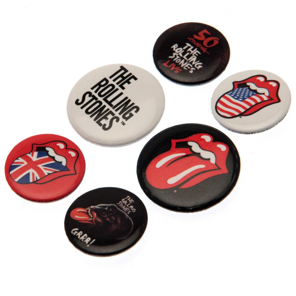 142613 The Rolling Stones Button Badge Set 1