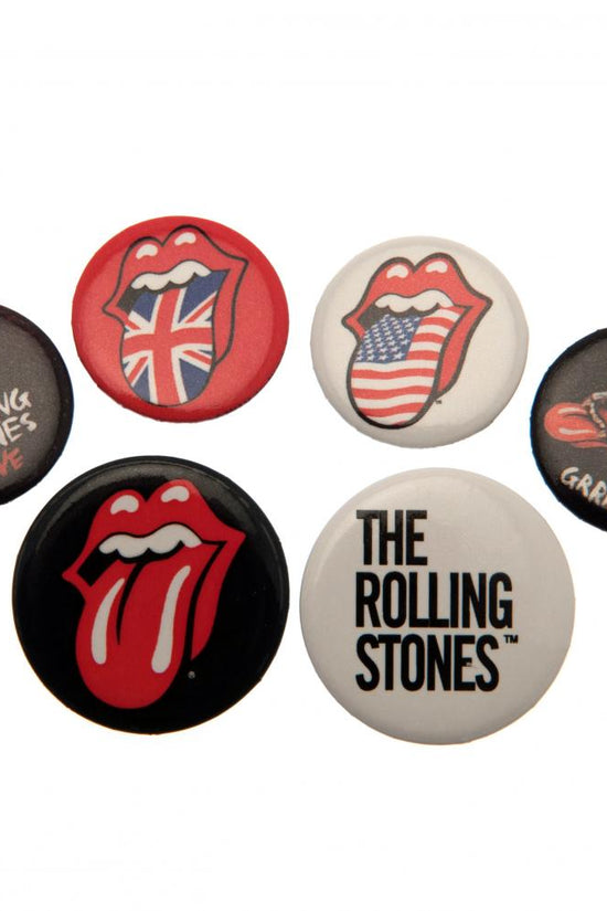 142613 The Rolling Stones Button Badge Set